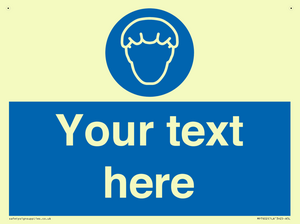 Custom Hair protection must be worn